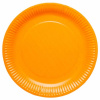 Papierové taniere Oranžové, 23 cm - 8 ks - Amscan