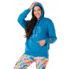 Zumba xl mikina odtiene modrej (Zumba x Hello Kitty XL Sports Mikina)