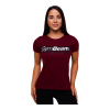 Dámske tričko GymBeam Women‘s Beam T-shirt Burgundy XS