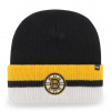 47 Brand Pánská zimní čepice Boston Bruins NHL Split Cuff '47 CUFF KNIT Black