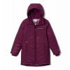 Columbia Heavenly Long Jacket Dievčenská Bunda Farba: Marionberry, Veľkosť: L 1908361616