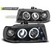 PREDNÉ SVETLÁ ANGEL EYES ČIERNA pre SEAT IBIZA / CORDOBA/ POLO VARIANT, SEDAN 10.93-08.99