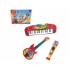 Súprava 3 v 1 elektronické piáno, 37 kláves, gitara, mikrofón