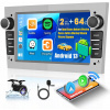 RÁDIO 2 DIN ANDROID 13 OPEL ASTRA CORSA VECTRA ZAFIRA MERIVA ANTARA VIVARO