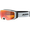 Lyžiarske okuliare Alpina DOUBLE JACK PLANET Q Lite biele - Ski goggles Alpina DOUBLE JACK PLANET Q Lite white