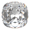PRECIOSA MC SQUARE 132 CRYSTAL 12 x 12 mm balenie: 10 ks