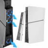 Chladiaci ventilátor pre PS5 Slim 3x ventilátor USB, ULTRA chladenie FlashFire P703