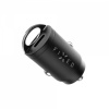 Adaptér do auta FIXED s výstupom 2xUSB-C Mini + podpora PD 30 W čierny