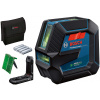 BOSCH GLL 2-15 G Čiarový laser, 4x batéria 1,5 AA 0601063W00