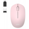 PORT CONNECT bezdrôtová myš USB-A/USB-C, ružová (900541)