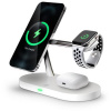 CONNECT IT MultiCharge 5 v 1 MagSafe Wireless Fast Charge bezdrátová nabíječka, BÍLÁ CWC-9010-WH Connect IT