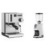 Rancilio Silvia BC + Eureka Atom Specialty 75, white
