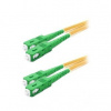 XtendLan FOP-SCASCA-D-5-9 FO patch SC/APC-SC/APC, 9/125 duplex, G.652d, LS0H, 5m