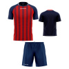 Pánsky futbalový set Givova Tratto, tmavomodrá/ červená Veľkosť: M