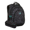 Bagmaster SET SUPERNOVA 23 A študentský set - čierno tyrkysový
