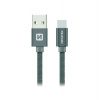 Swissten Datový Kabel Textile Usb / Usb-C 1,2 M Šedý (71521202)