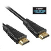 PREMIUMCORD Kabel HDMI - HDMI 0,5m (v1.4, 3D, zlacené kontakty, stíněný) kphdme005