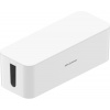 Organizér káblov AlzaPower Cable Box Basic Large biely (APW-COGCB01LW)
