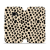 Flipové pouzdro Mobiwear - Samsung Galaxy Xcover 4 - VA50S Černé puntíky (Knížkové flip pouzdro, obal, kryt na mobil Samsung Galaxy Xcover 4 - VA50S Černé puntíky, materiál Umělá kůže + TPU - ochrana