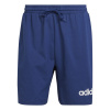 adidas Essentials Linear Single Jersey pánske šortky Dark Blue/White S