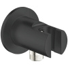 Podomietkový vývod s držiakem na sprchu Grohe Quickfix Vitalio Universal čierny matný 269622431