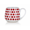 BANQUET Hrnček keramický baňák DOTS, 340 ml