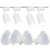 Kolajnicové led svietidla - Sada hovorí 1m + 4x LED žiarovka LED GU10 (Sada hovorí 1m + 4x LED žiarovka LED GU10)