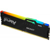 Kingston FURY Beast Black RGB 32GB (1x32GB) DDR5 5200MHz CL40 KF552C40BBA-32