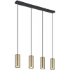 Globo Lighting Robby závesné svietidlo 4x35 W čierna-mosadzná 57911-4HM