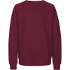 NEUTRAL O 63001 / Unisex bio raglánová mikina - bordeaux XXXL