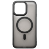 Sturdo plastové puzdro iPhone 14 Pro, čierne (Magsafe Frosted)