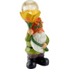 OBI LED Solárna dekoratívna lampa trpaslík, oranžový 10 x 8,5 x 24 cm