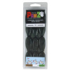 PAWZ - gumená obuv pre psov, veľkosť TINY, 12 ks - čierna