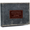 Pánska šedá kožená peňaženka Forever Young F011 N951-VTP GRAY ONE SIZE