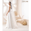 Dlhý čipkový svadobný závoj ZD-146 - rôzne dĺžky Výber farby: ivory, Variant: Variant B: 250 cm