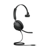 Jabra Evolve2 40 SE/Mono/USB-C/Drôt/MS/Čierna, 24189-899-899