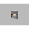 LED 2 Vonkajšie štvorcové nástenné svietidlo STEP ON-QS 10x10cn antracitové
