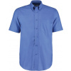 KUSTOM KIT KK 350 / Pánska košeľa Oxford s krátkym rukávom - italian blue M