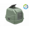 Plastová toaleta Imac Easy Cat 2nd life, 50×40×40 cm, khaki