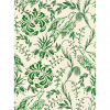 MINDTHEGAP Folk Embroidery Fern Green - tapeta