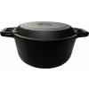 Hrniec, kastrol - Liatinová grilácia 27 cm 5L indukcia (Hrniec, kastrol - Liatinová grilácia 27 cm 5L indukcia)