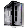 Lian Li O11 Dynamic XL (ROG Certified) midi tower PC skrinka, herné puzdro biela, čierna integrované osvetlenie, bočné okno, prachový filter; O11DXL-W