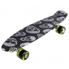 Meteor Flip Multi plastový skateboard lebky
