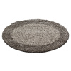Ayyildiz Hali 160x160 (priemer) kruh Kusový koberec Life Shaggy 1503 taupe kruh