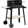 Gril na drevené uhlie - BBQ Garden Grill Chrome rošt + polica Spit (BBQ Garden Grill Chrome rošt + polica Spit)