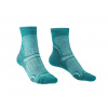 Bridgedale Hike Ultra Light T2 Merino Performance Crew Womens dámské ponožky Teal - L (7-8,5) / EU 41-43 / 25-27 cm