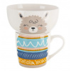 Orion Porcelánový s miskou Lama 350 ml