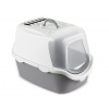 STEFANPLAST CATHY EASY CLEAN mačacia toaleta, sivobiely