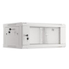 Nástěnný rack 19'' 4U 600X450mm šedý flat pack WF01-6404-10S Lanberg