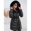 Dámska čierna bunda na zimu TY4924, ty4924-L L